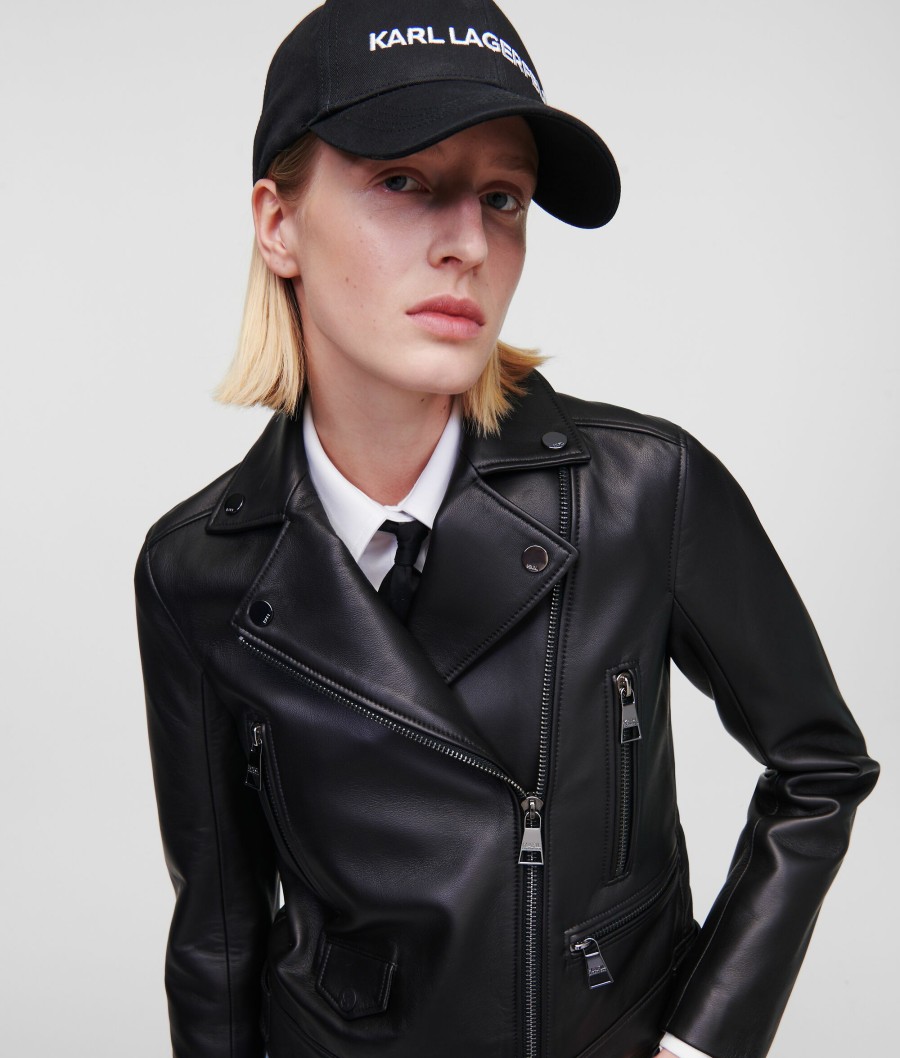 Women * | Cheap Leather Biker Jacket