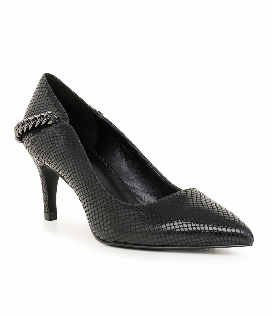 Apparels * | Cheap Celeste Snakeskin Pump