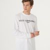 Men * | Cheap Multidimensional Logo Long Sleeve