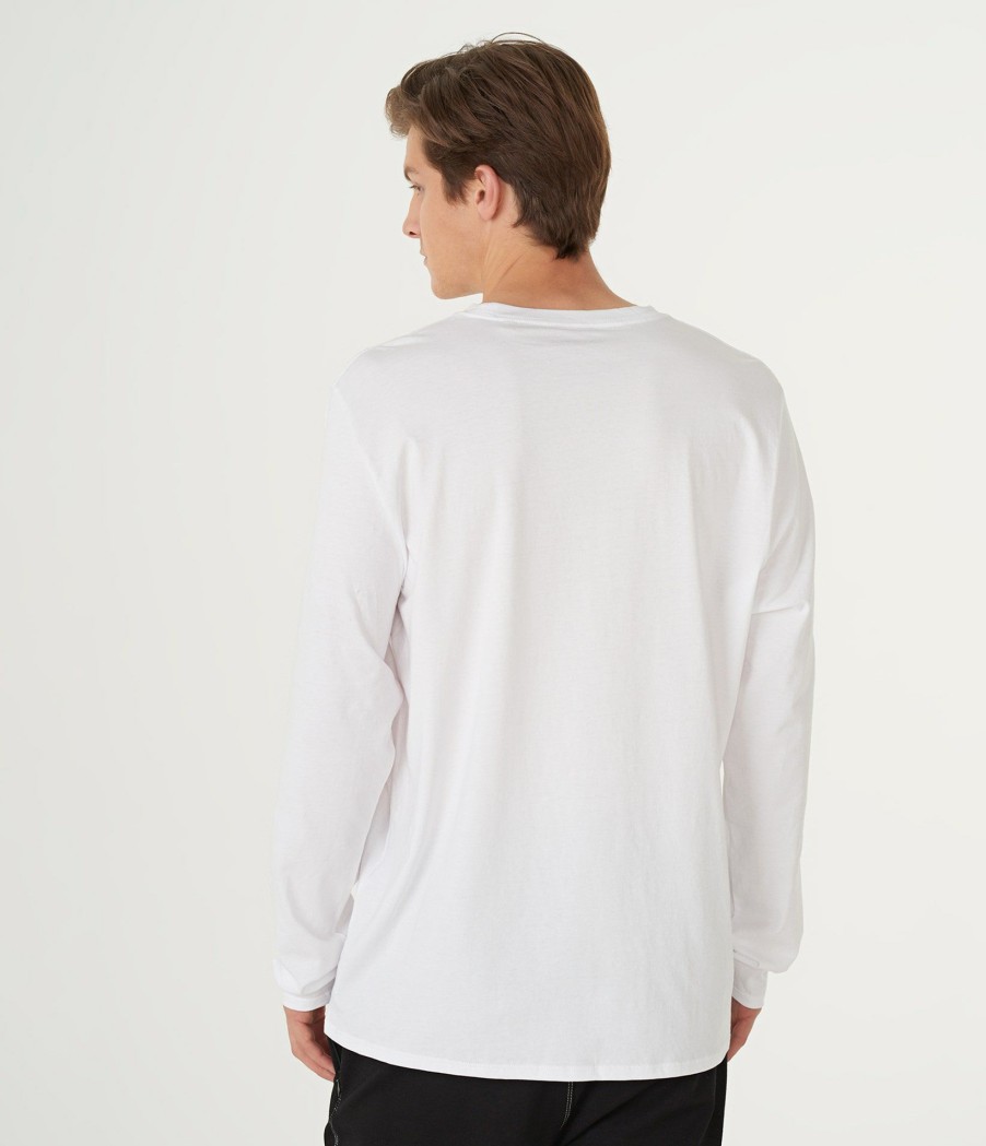 Men * | Cheap Multidimensional Logo Long Sleeve