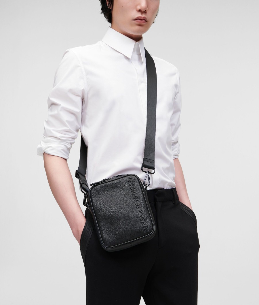 Men * | Cheap K/Shade Leather Crossbody