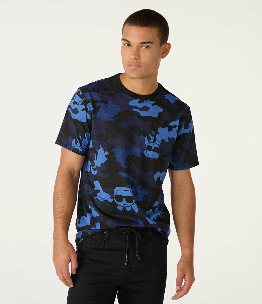 Men * | Exactly Discount Camo Karl Character Tee