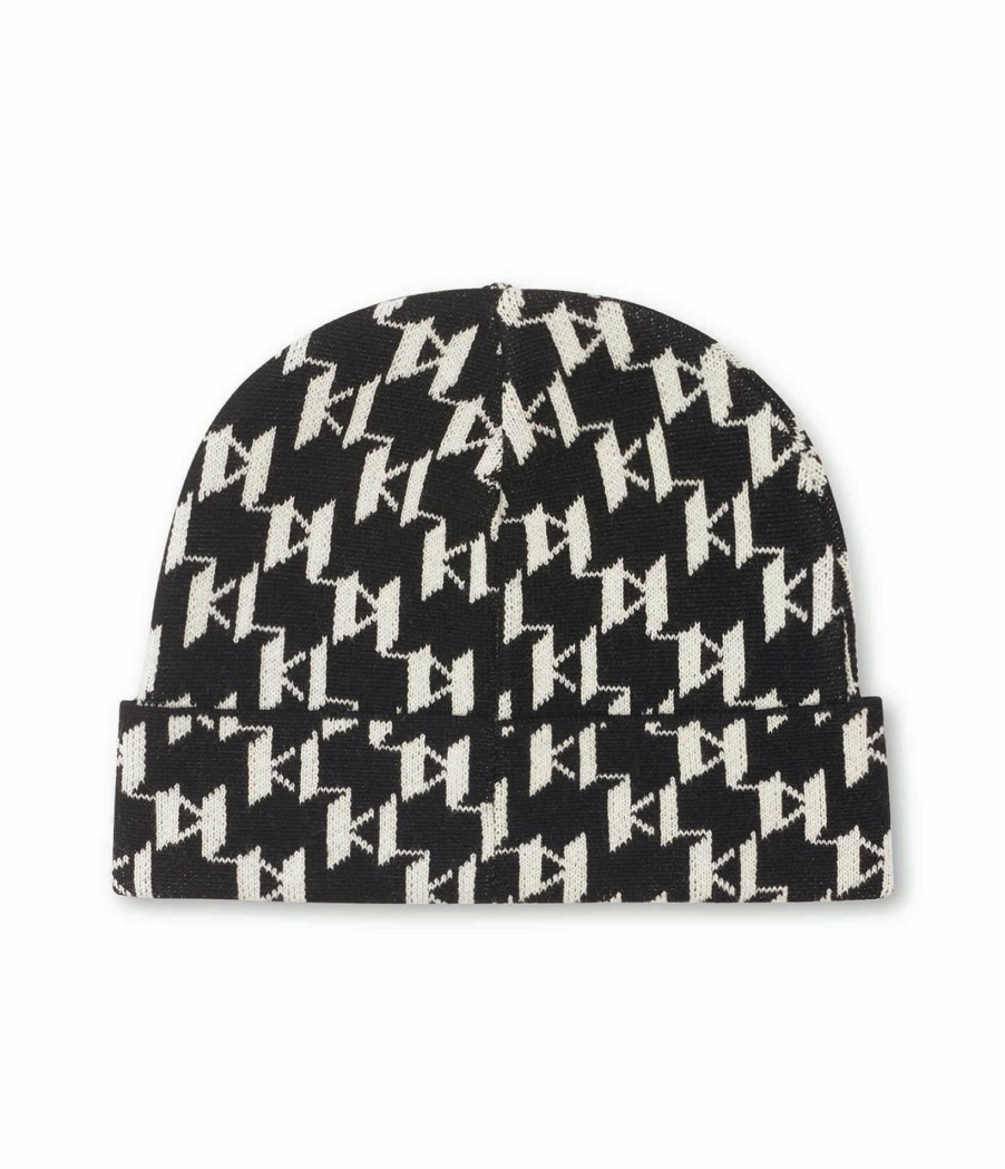 Men * | Outlet Wool Blend Monogram Logo Hat