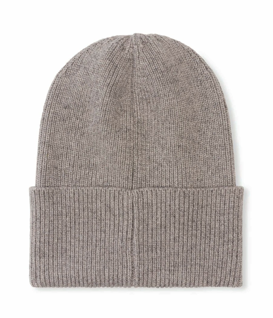 Men * | Discount Sale Logo Patch Beanie