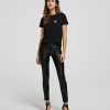 Women * | Sale Online Metallic Skinny Jeans