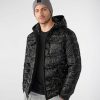 Men * | Lower Prices Camo Trucker Puffer Jacket