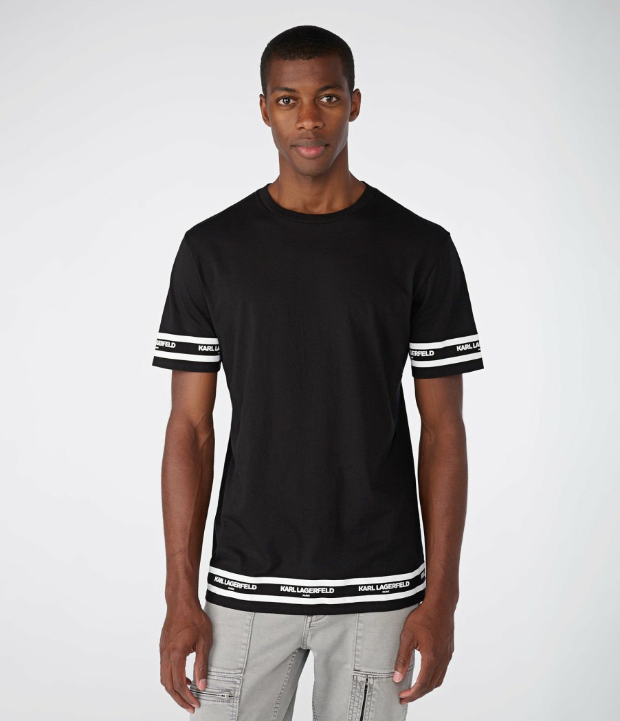 Men * | Reliable Quality Logo Taping Tee