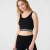 Apparels * | Special Style Ribbed Logo Sports Bra