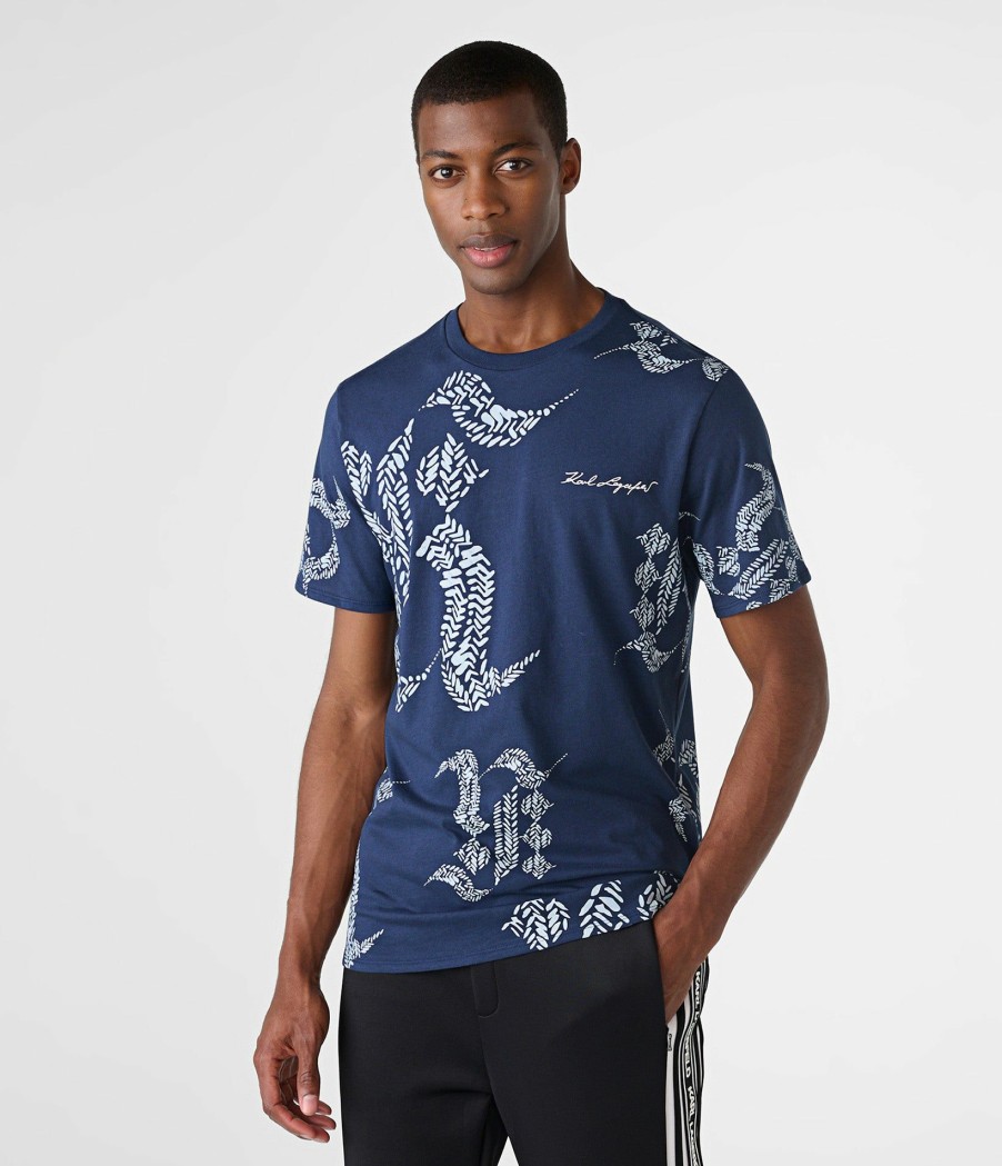 Men * | Cheap Tropical Printed Luxe Tee