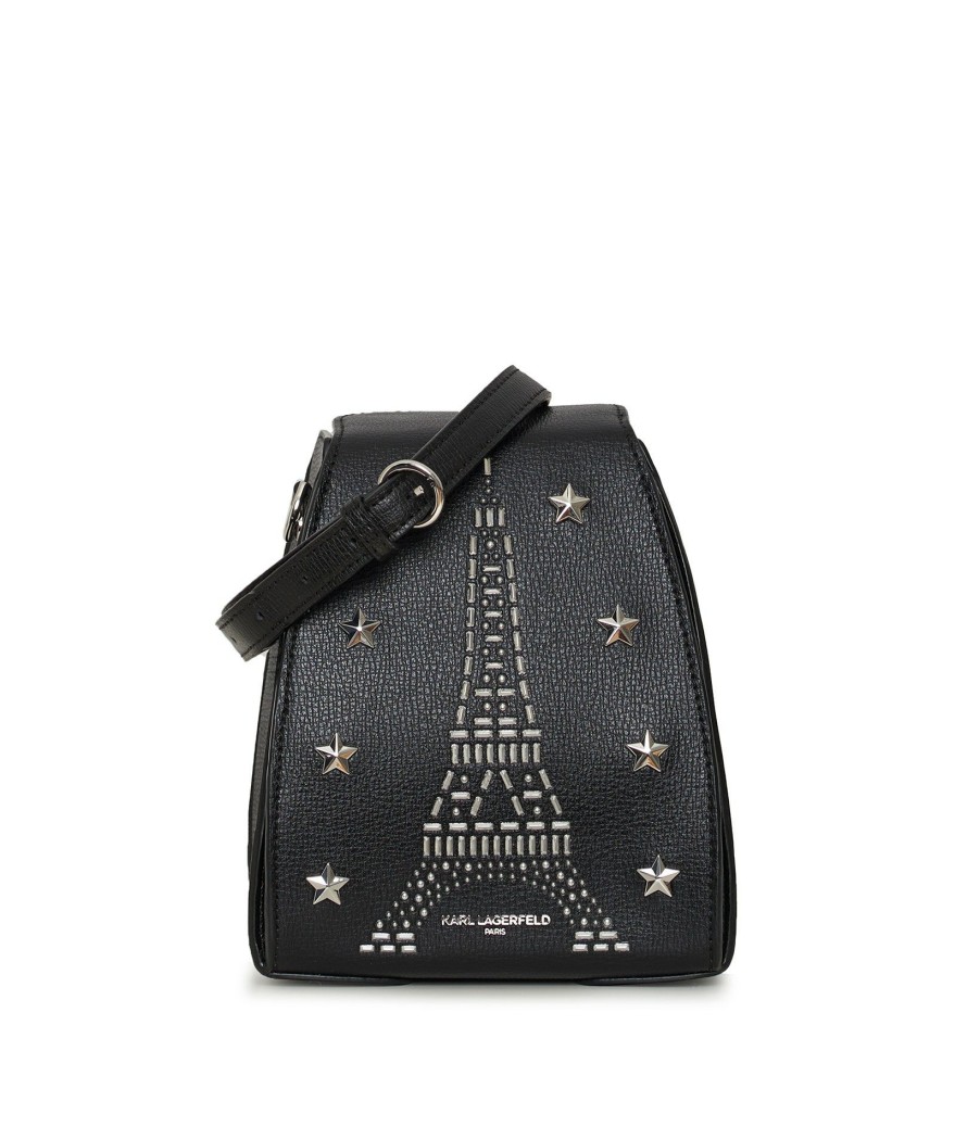 Women * | Special Style Ikons Eiffel Tower Crossbody